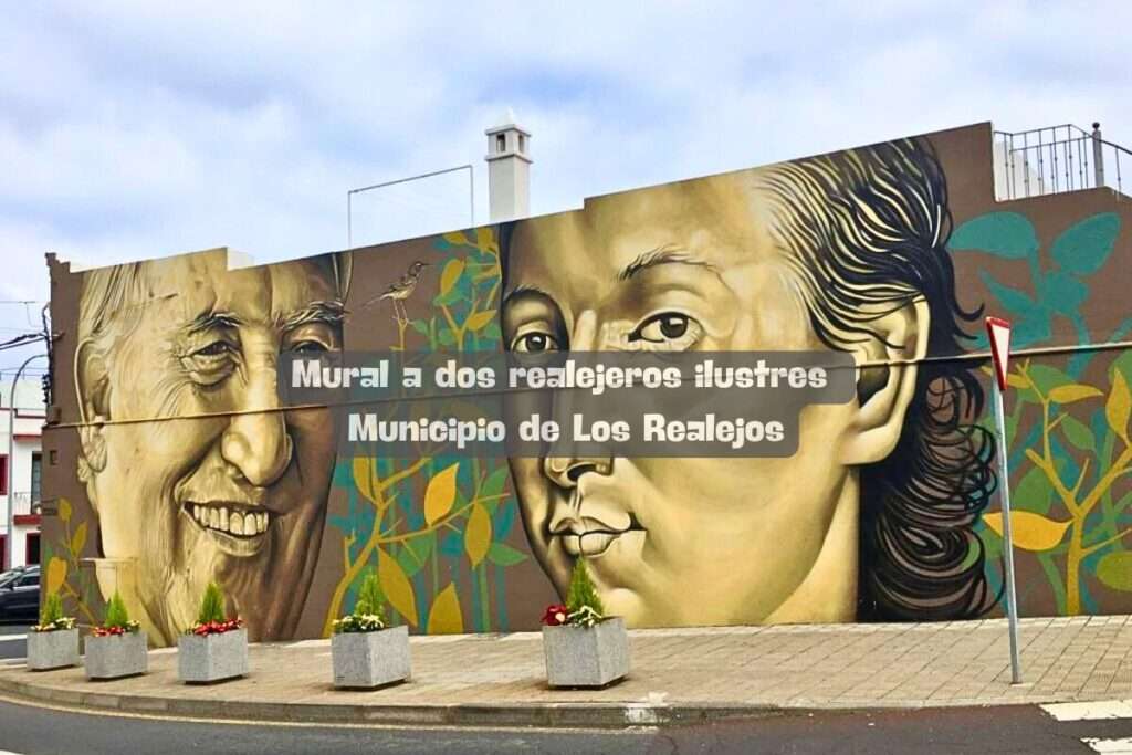 Mural a dos realejeros ilustres 🎨 Municipio de Los Realejos