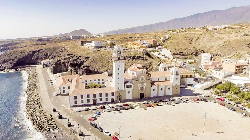 Plaza de Patrona de Canarias, en el municipio de Candelaria.