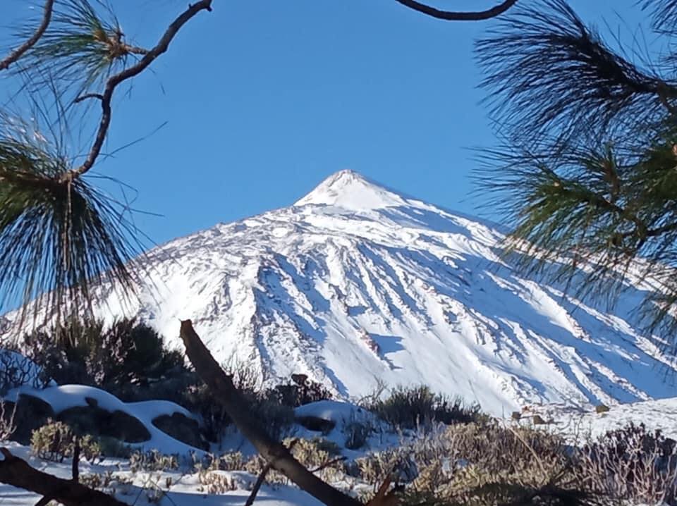 Espectacular manto de nieve en el Teide - Te van a gustar las imágenes
