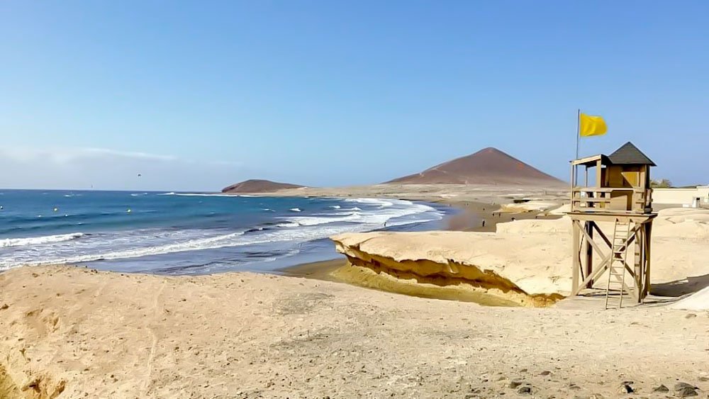 Playa del Medano en Granadilla de Abona.